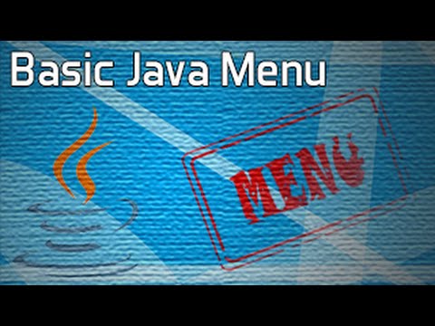 tạo menu trong java